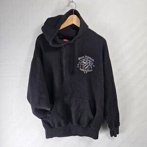 Jon Lauren Wolfpack 331 TRS Graphic Hoodie Sweatshirt Black Men's Large